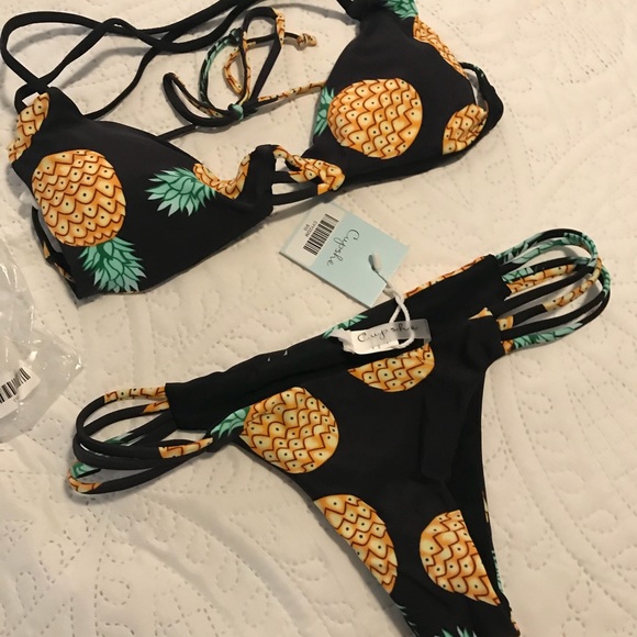 Other - 🌟 Temporary Price Drop🌟Pineapple Cheeky Bikini!